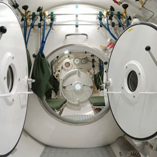 Immagine di archivio della camera iperbarica