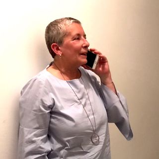 Patrizia Manassero in attesa dei risultati nella sede della coalizione di via Roma Patrizia Manassero in attesa dei risultati nella sede della coalizione di via Roma