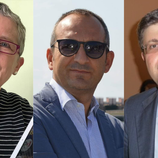 Da sinistra Patrizia Manassero, Luca Serale e Alessandro Spedale