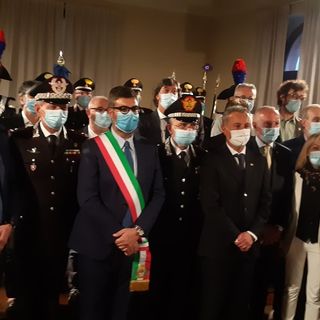 Conferimento della cittadinanza onoraria di Saluzzo  all'Arma dei Carabinieri