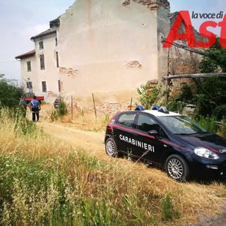 Il casolare di frazione Sant'Anna dove il corpo senza vita di Fabio Pezzuto è stato rinvenuto questa mattina