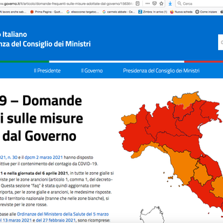 Zona rossa: sparita dalle FAQ la possibilità di spostamento per chi vive in un piccolo comune