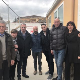 Giuseppe Trossarello, il secondo a partire da destra