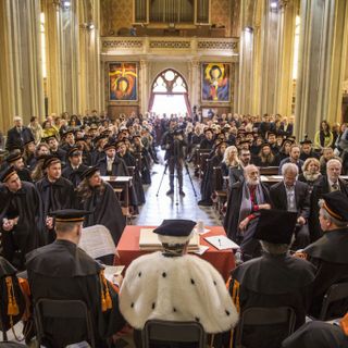 Uno scatto dal "Graduation Day" 2018 (fonte Unisg)