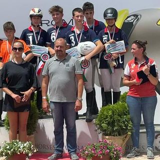 I Cadetti del centro ippico saluzzese, campioni d'Italia
