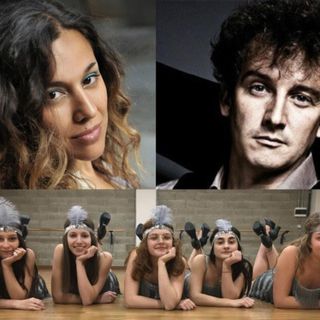 Chiara Rosso, Enzo Fornione e le ballerine del cast "Il Caos dentro"