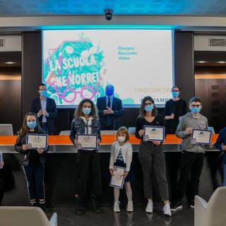 Cuneo, premiati i vincitori del concorso "La scuola che vorrei"