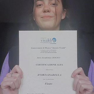 Certificazioni Alfa in pianoforte e flauto per due studentesse della scuola media Bra1