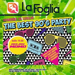 Serata Anni 90 al Parco “La foglia” di Paesana