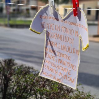 A Carrù la primavera sboccia con centinaia di poesie "stese" dagli studenti sugli alberi del viale A Carrù la primavera sboccia con centinaia di poesie "stese" dagli studenti sugli alberi del viale