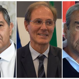 Da sinistra Toti, Signorini e Spinelli