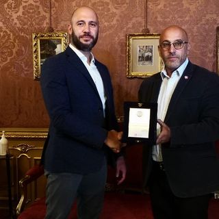 Mattia Aguzzi con Stefano Allasia Mattia Aguzzi con Stefano Allasia