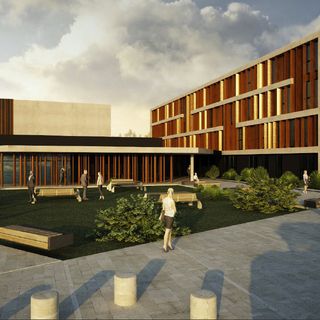 Un rendering realizzato dai progettisti dello Studio Kuadra di Cuneo