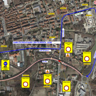 La planimetria dell'area dove sorgerà il nuovo polo commerciale a Canale
