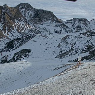 Alcune immagini dalle webcam della Riserva Bianca a Limone e di Prato Nevoso