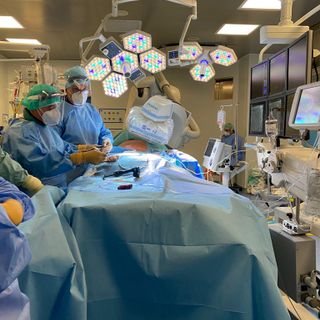 Al Santa Croce intervento cardiovascolare su paziente biamputato e Covid-positivo (VIDEO)