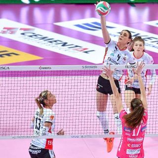 Anche nel k.o. con Novara Federica Squarcini è stata una delle migliori delle sue (credit Danilo Ninotto)