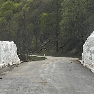 Immagine di archivio strada per Terme di Valdieri Immagine di archivio strada per Terme di Valdieri