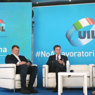 Il segretario generale di Uil, Pierpaolo Bombardieri