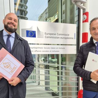 L'assessore Marrone e il presidente Cirio a Bruxelles