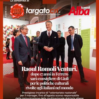 Romoli Venturi, dopo 17 anni in Ferrero sarà consigliere di Giuli per le politiche culturali rivolte agli italiani nel mondo