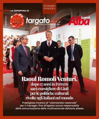 Romoli Venturi, dopo 17 anni in Ferrero sarà consigliere di Giuli per le politiche culturali rivolte agli italiani nel mondo