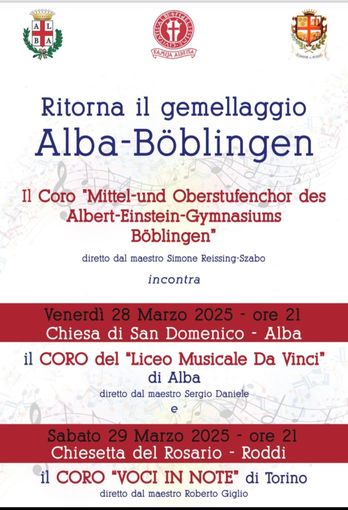 Alba-Böblingen: la musica unisce Italia e Germania nel ritorno del gemellaggio