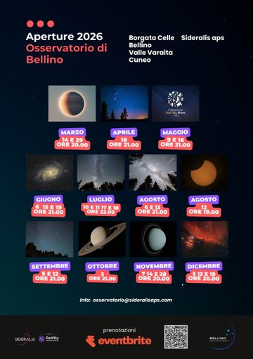 L’Osservatorio di Bellino riapre al pubblico dopo i lavori di rinnovo tecnologico L’Osservatorio di Bellino riapre al pubblico dopo i lavori di rinnovo tecnologico