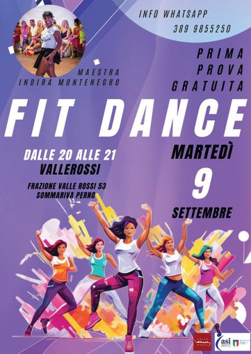 A Sommariva Perno parte la nuova stagione di Fit Dance: energia, movimento e divertimento per tutti