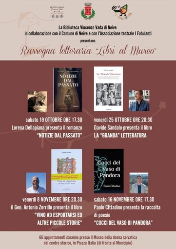 Davide Sandalo ospite a Neive  per la rassegna letteraria