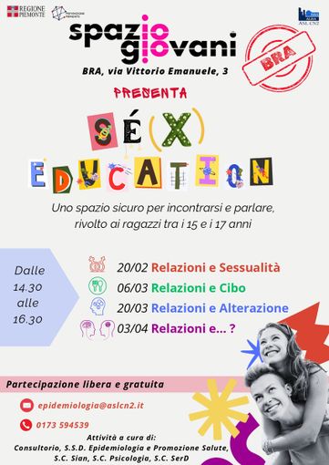 Sessualità, relazioni e identità: 4 incontri a cura dell'Asl Cn2