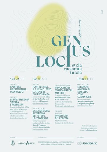 “Genius Loci”, un modo nuovo di vivere e raccontare Langhe, Roero e Monferrato