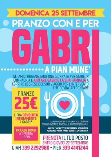 Pian Munè di Paesana: a pranzo con Gabri per una solidarietà al gusto di montagna