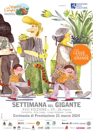 Cortemilia: tutto pronto per "Il gigante delle Langhe", premio Nazionale di letteratura per ragazzi Cortemilia: tutto pronto per "Il gigante delle Langhe", premio Nazionale di letteratura per ragazzi