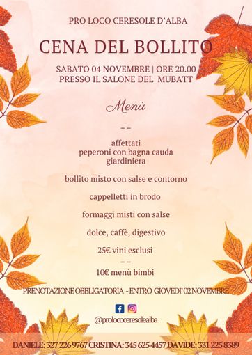 A Ceresole d'Alba si prepara la cena del Bollito A Ceresole d'Alba si prepara la cena del Bollito