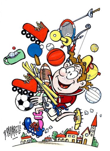 La mascotte del progetto "Lo sport fortifica, lo studio nobilita"