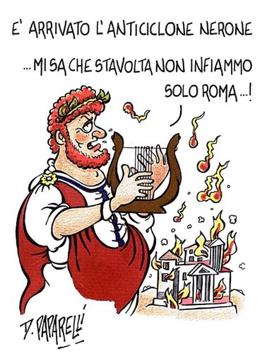 Ondata di caldo con l'anticiclone Nerone Ondata di caldo con l'anticiclone Nerone