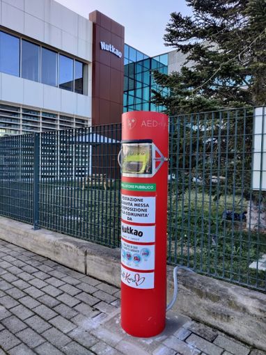 La Nutkao mette a disposizione della comunità di Govone una postazione salvavita [FOTO]