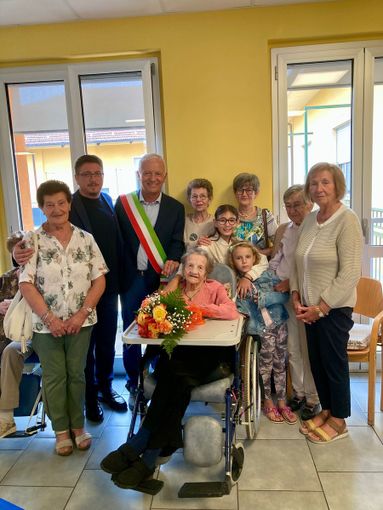 Maddalena Rinero ha festeggiato 100 anni: gli auguri della comunità cheraschese