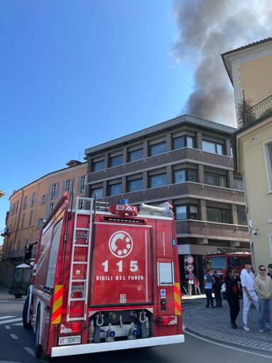 Incendio a Mondovì Incendio a Mondovì