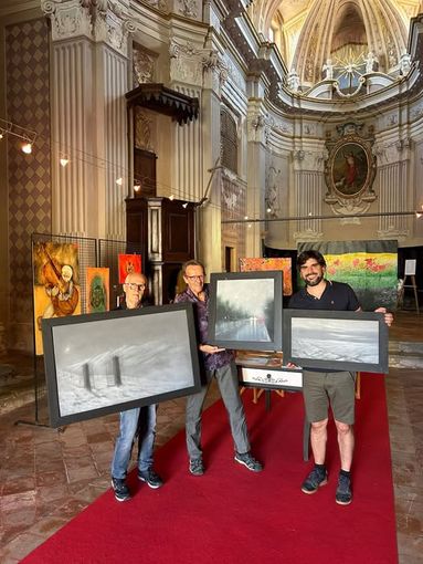 Il pittore Gianfranco Galizio dona dieci opere al Comune di Novello Il pittore Gianfranco Galizio dona dieci opere al Comune di Novello