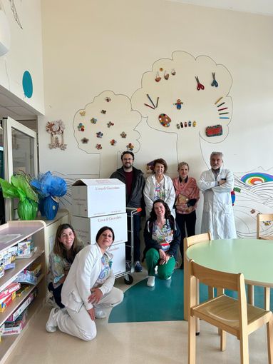 "Grazie ai Lions Mondovi per le uova di Pasqua distribuite ai bambini ricoverati"