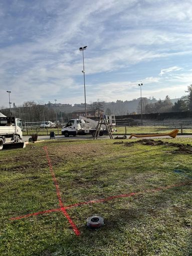 Partiti i cantieri all'impianto sportivo Borgonuovo di Neive Partiti i cantieri all'impianto sportivo Borgonuovo di Neive