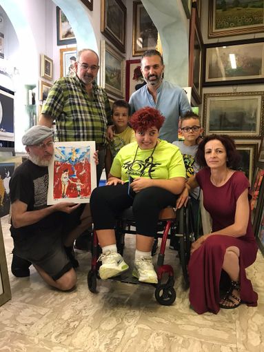 Il pittore Mauro Trucano regala un’opera d’arte all’Asd Hope Running Onlus Il pittore Mauro Trucano regala un’opera d’arte all’Asd Hope Running Onlus