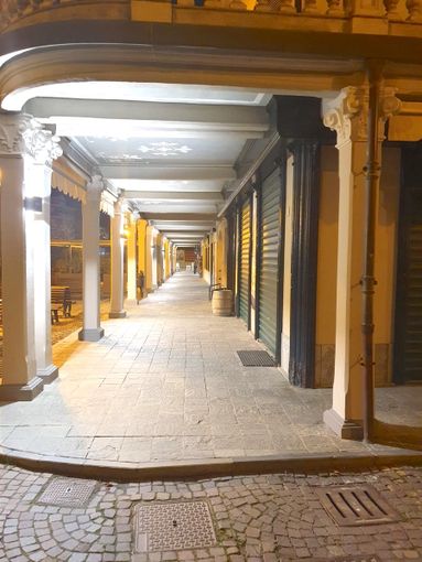 Il risultato dei lavori realizzati grazie all'impegno di Amministrazione e negozianti