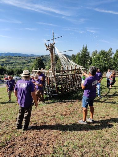 Il varo di “Libera-Siamo tutti migranti”, l'installazione realizzata dall’artista Gian Piero Viglino
