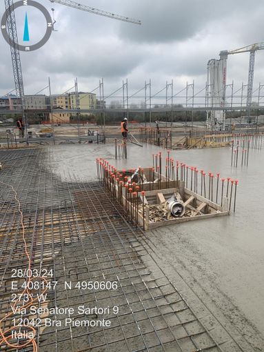 Bra, procedono con regolarità i lavori per la nuova sede del Guala Bra, procedono con regolarità i lavori per la nuova sede del Guala