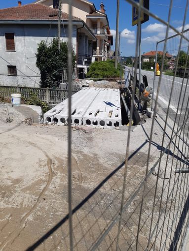 Il cantiere in avanzamento a Pollenzo