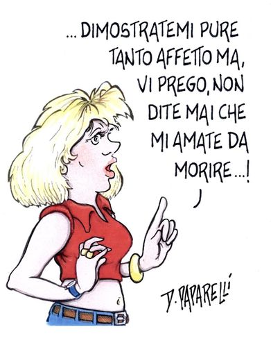 Non dite mai che mi amate da morire...