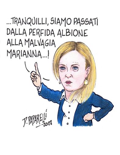 Meloni e gli attriti con la Francia